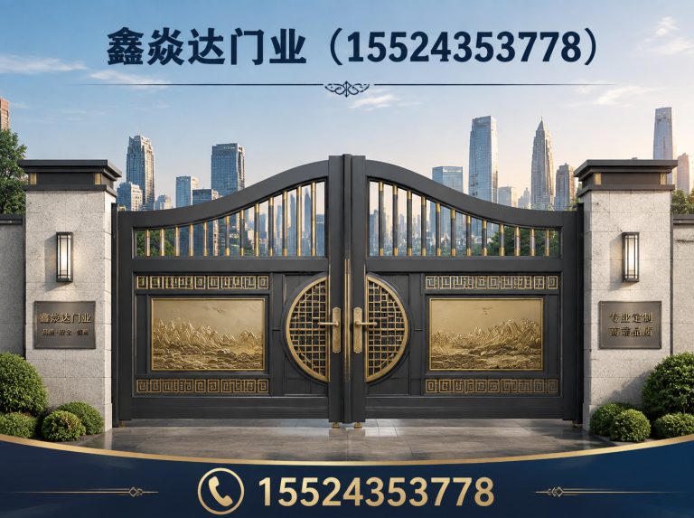 法库县伸缩门展示图